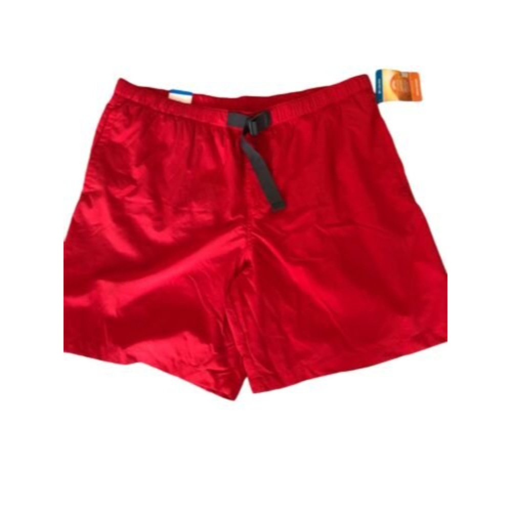 Columbia Relaxed Men’s XL Red Swim Shorts Trunks Buckle Adjust Omni-Shade NWT